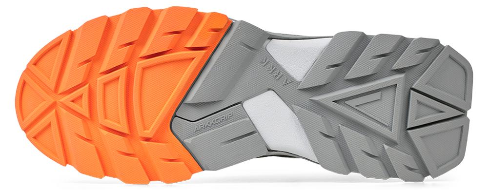 ARKK Collection Duratek Nylon HL TX-22 | Ghost Gray Fall Orange | Men Duratek